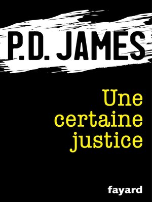 cover image of Une certaine justice
